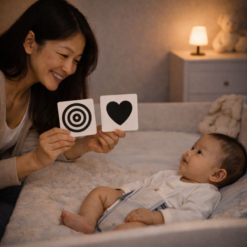 Evening Calm: Using Contrast Cards Before Sleep